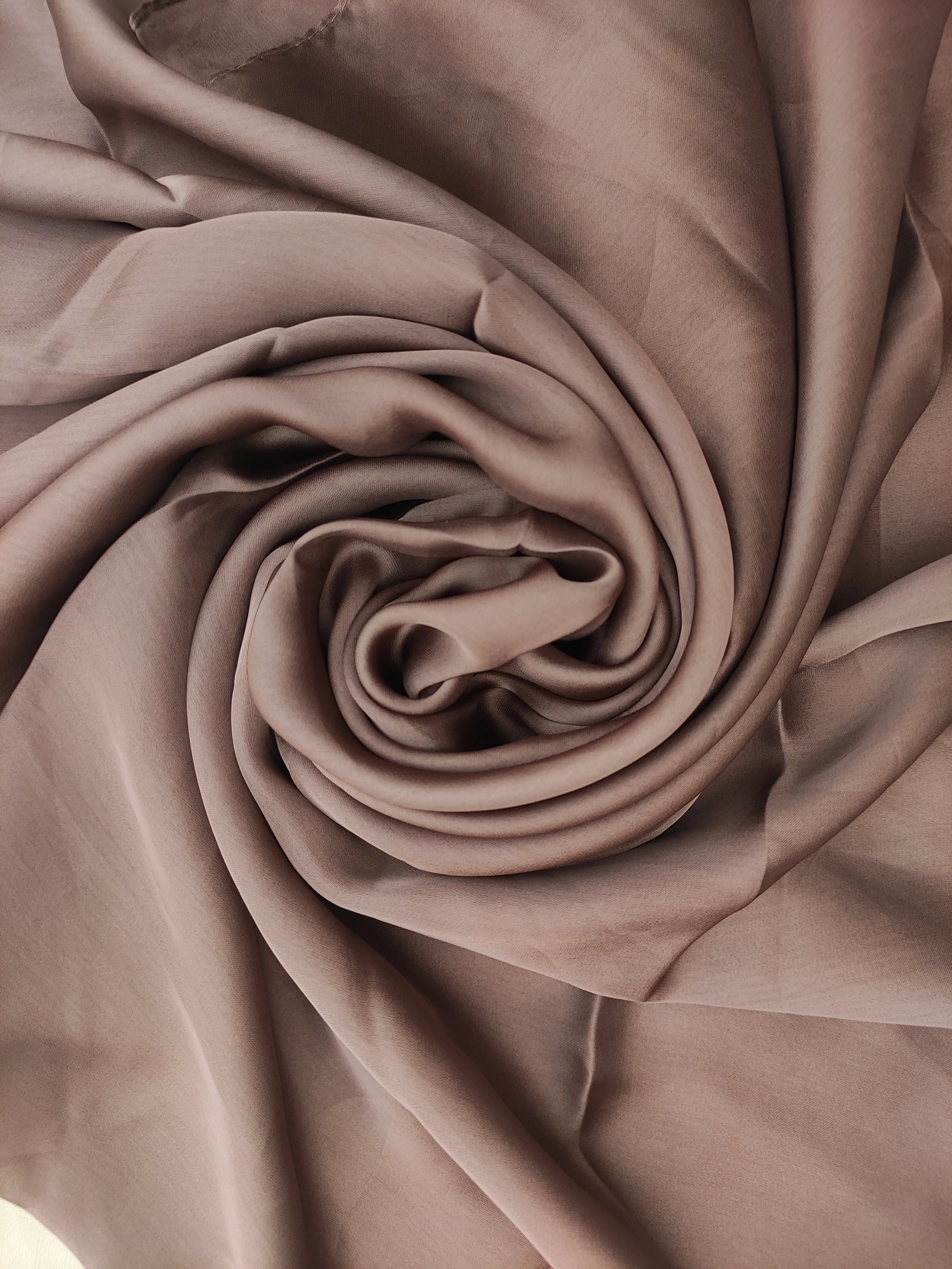 Dark Brown Silk