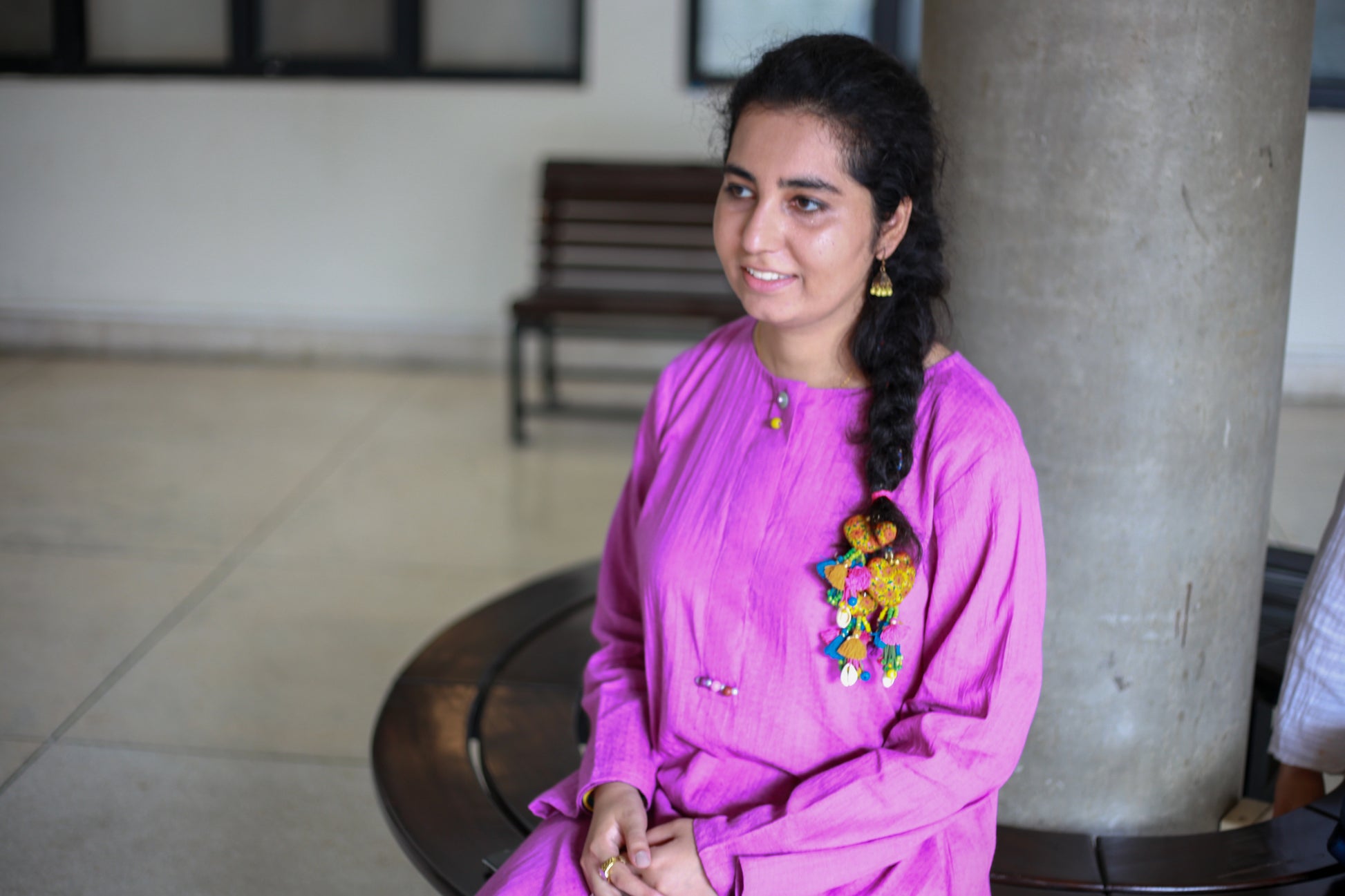 voilet spell summer kurta for girls