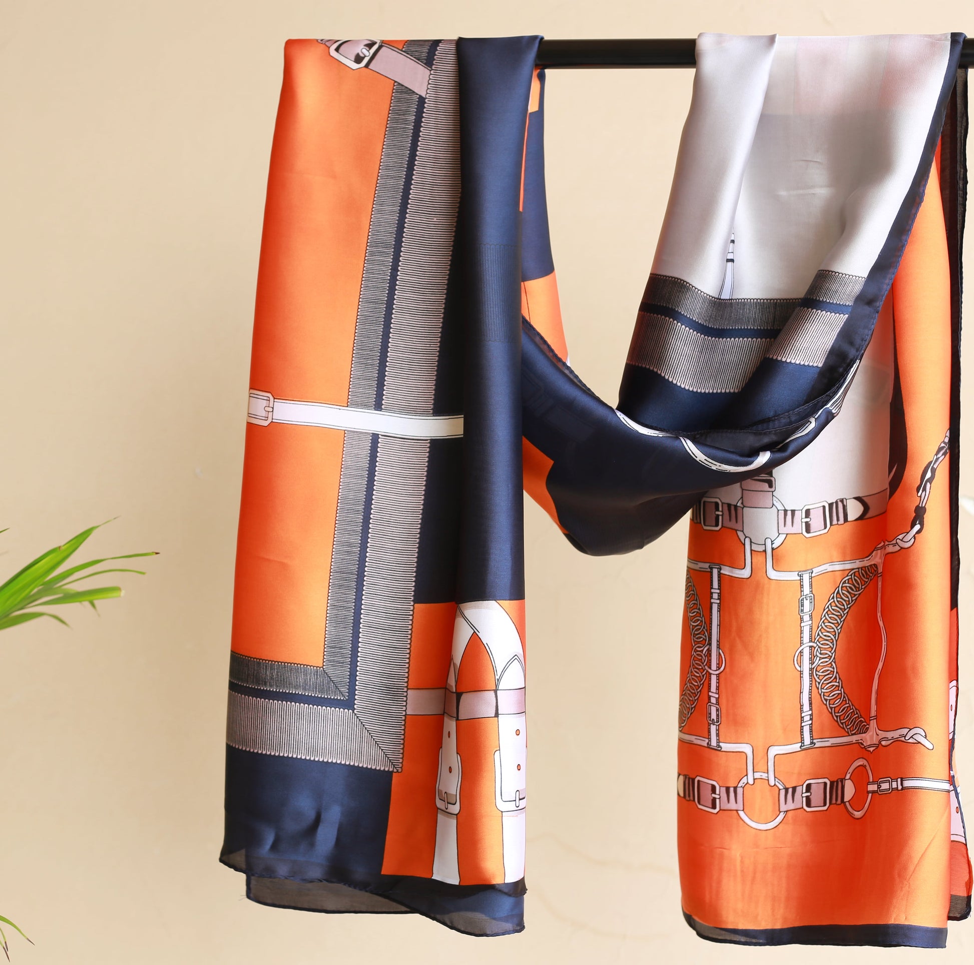 Orange Berry - Silk Hijab