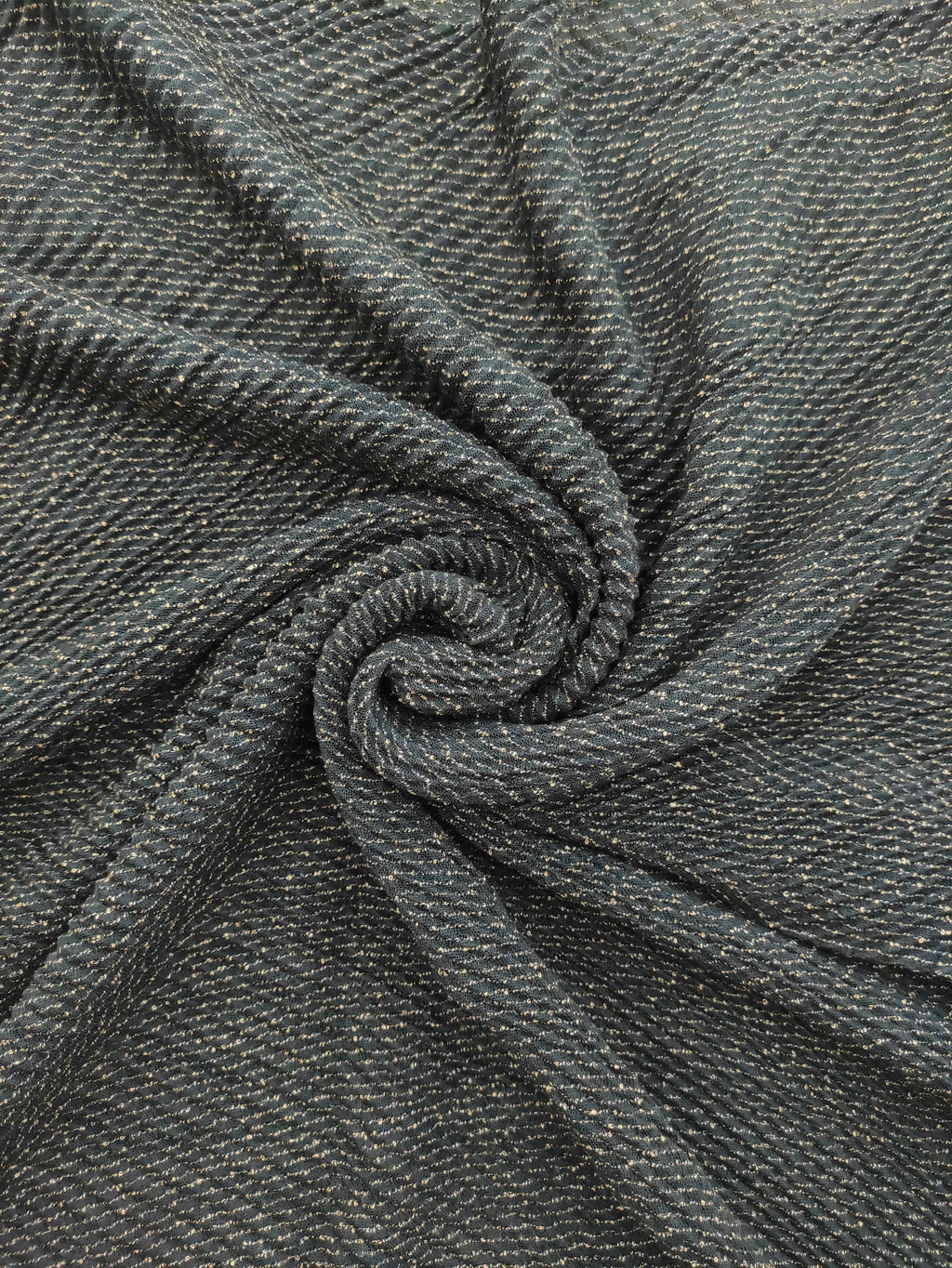 Grey and Brown - Crimps Hijab