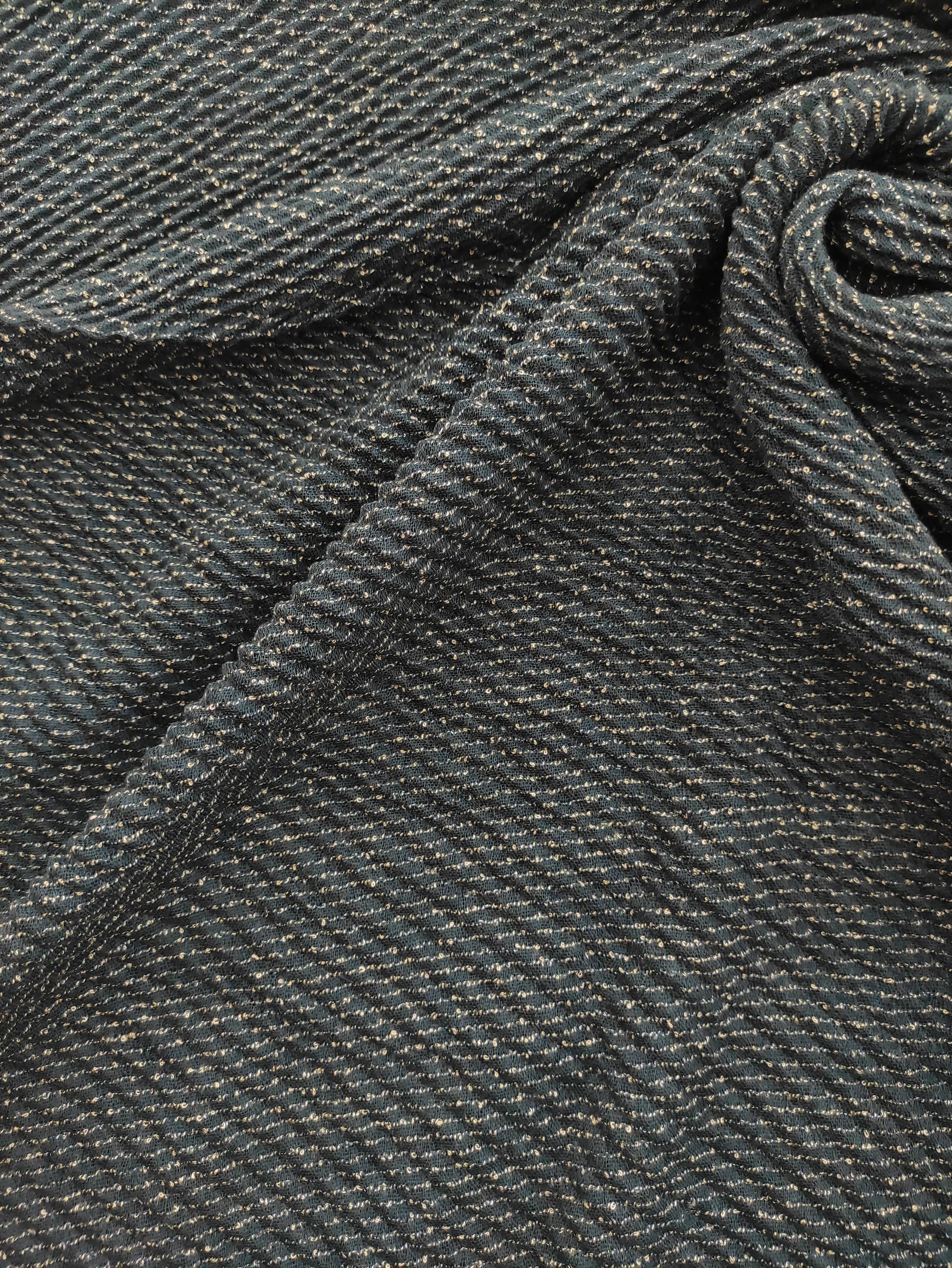 Grey and Brown - Crimps Hijab