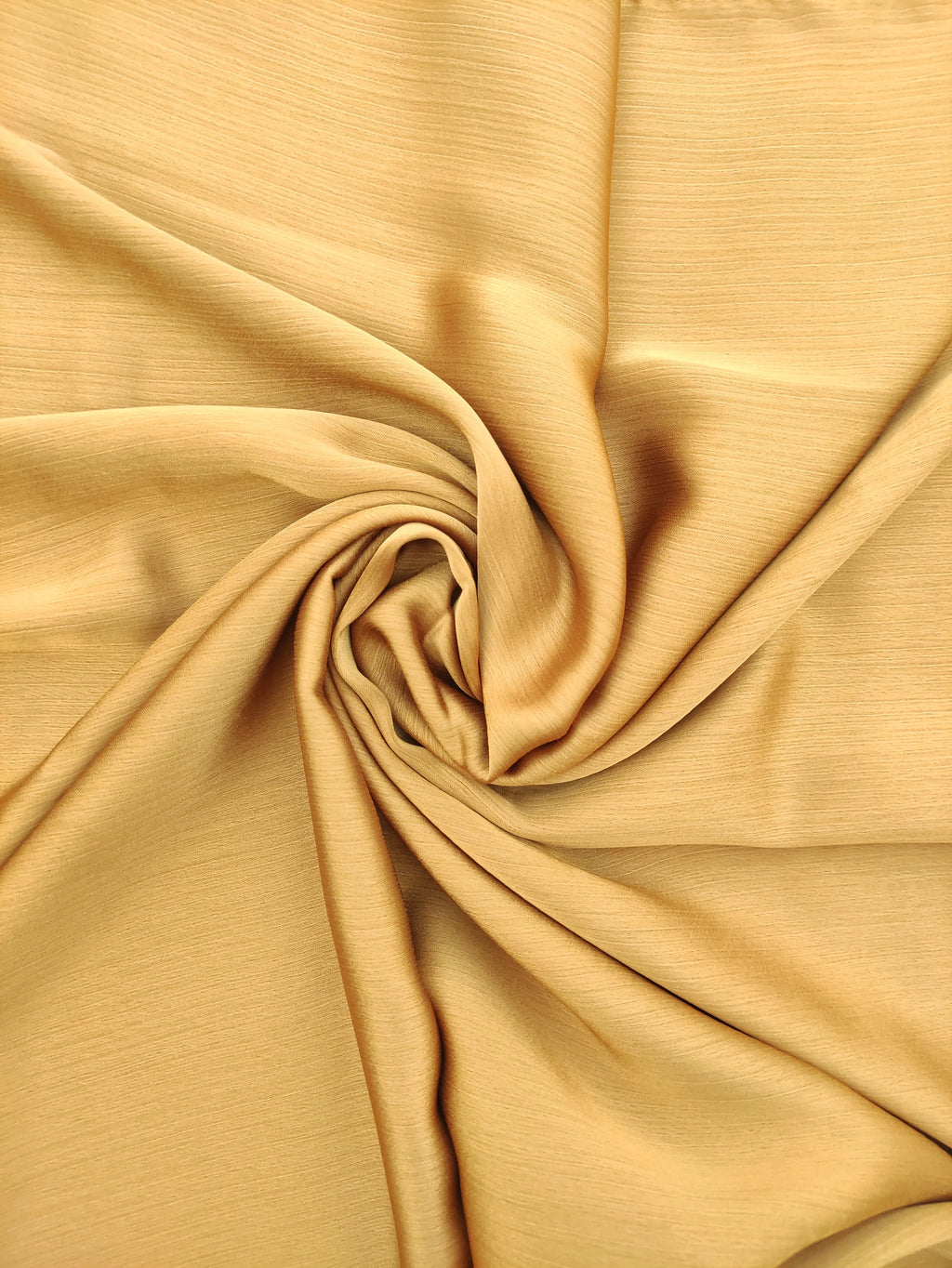 Golden Crinkle Chiffon