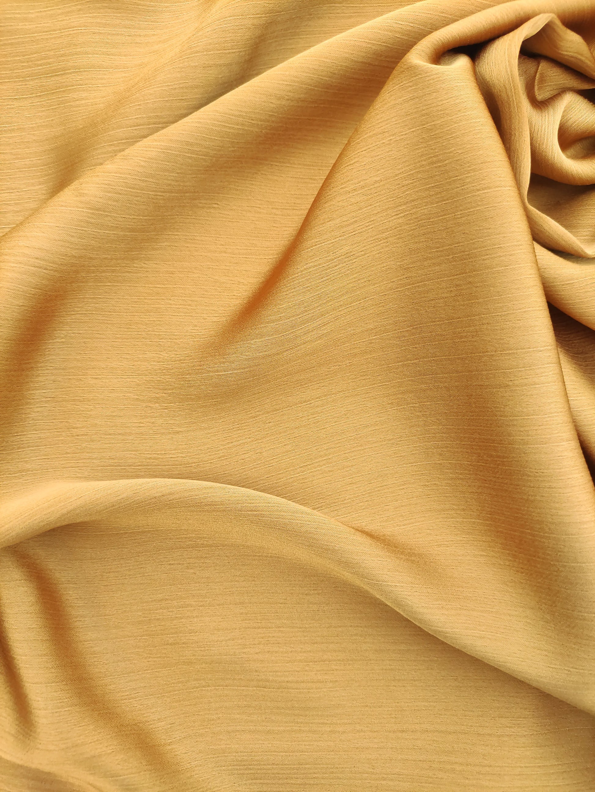 Golden Crinkle Chiffon