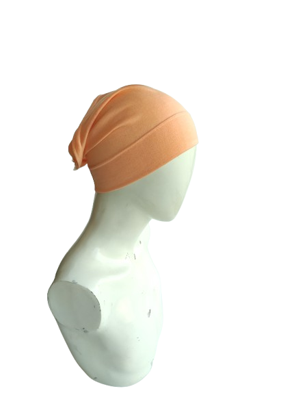 Orange headscarf 